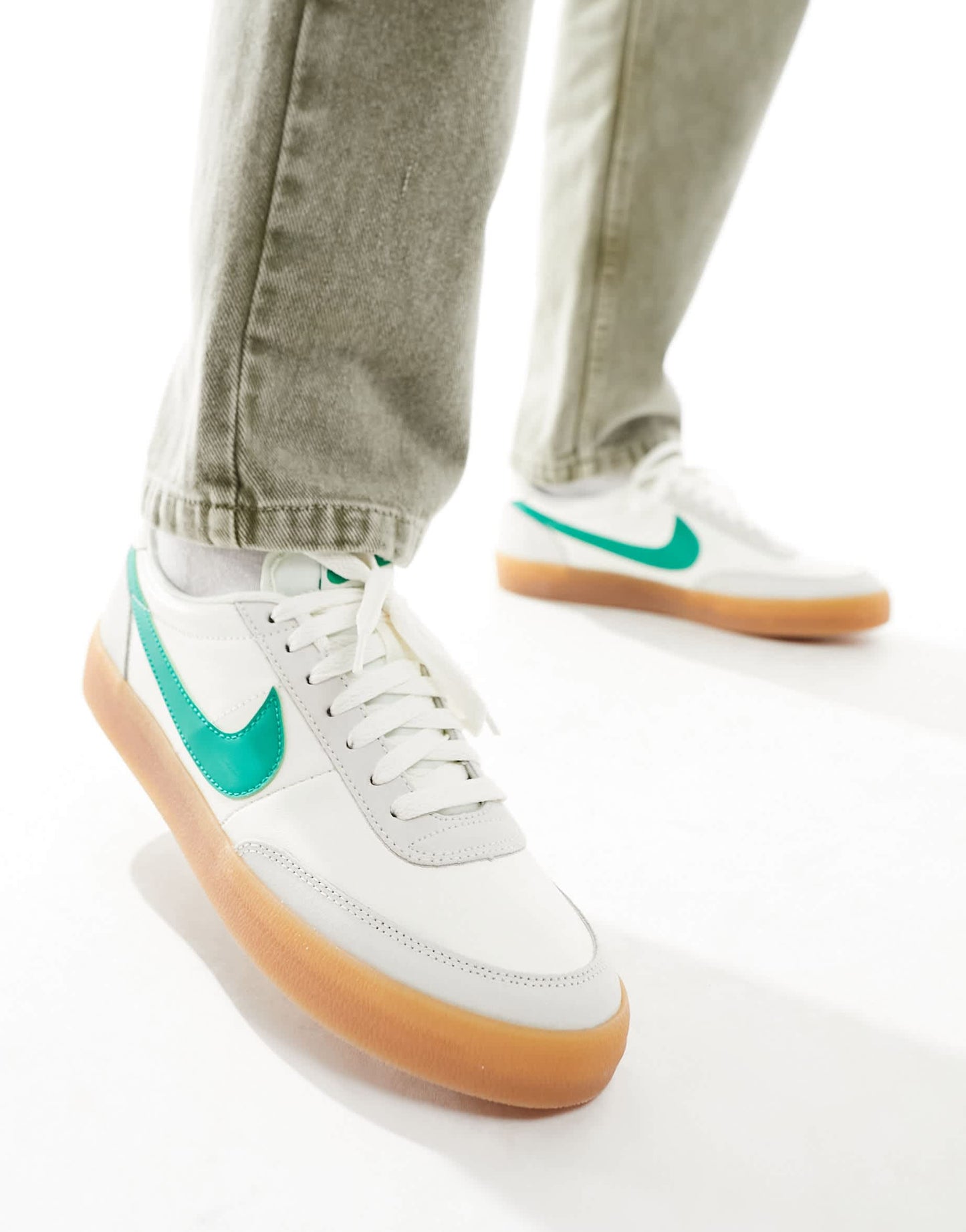 Nike Killshot 2 Leather trainers in white and green