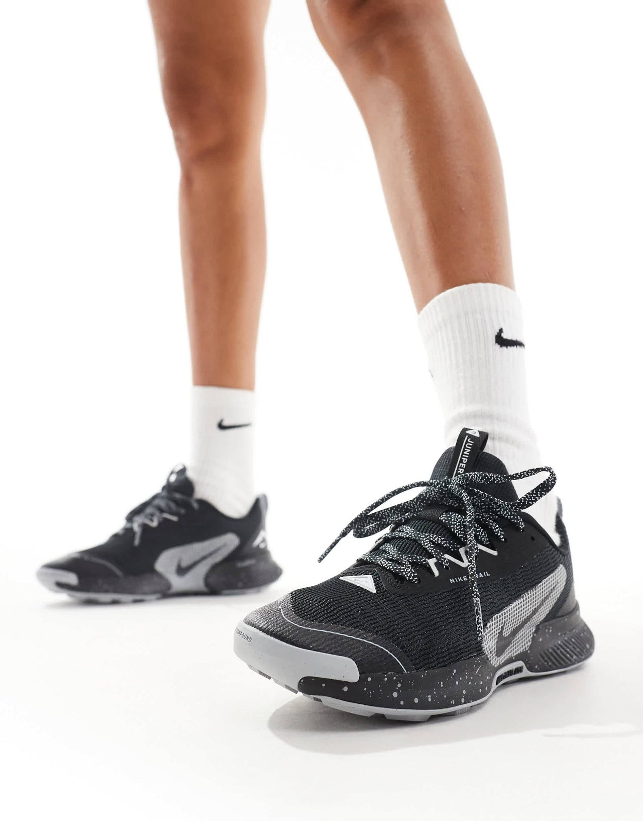 Nike Running Juniper Trail 3 trainers in black