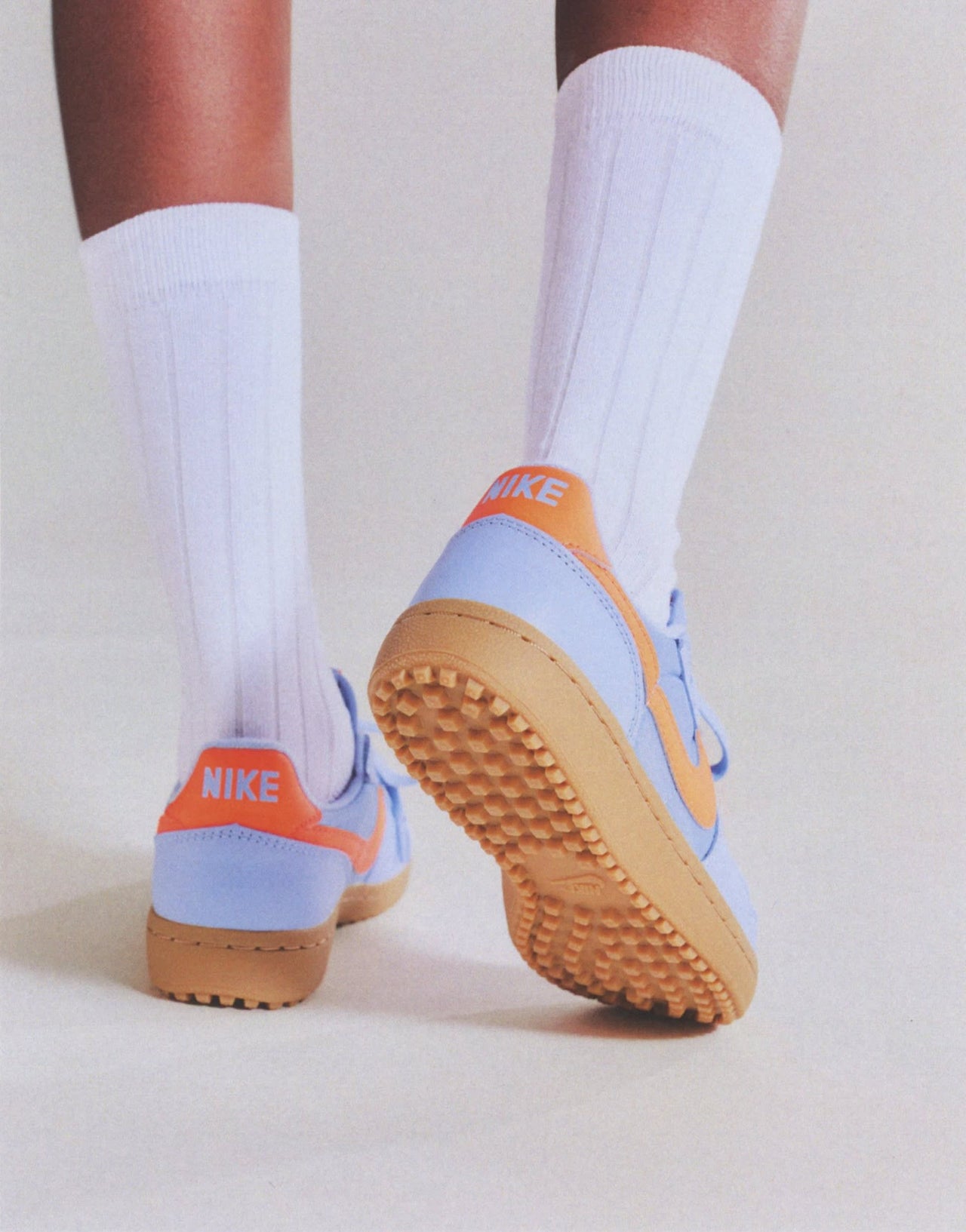 Nike Field General trainer in blue and orange