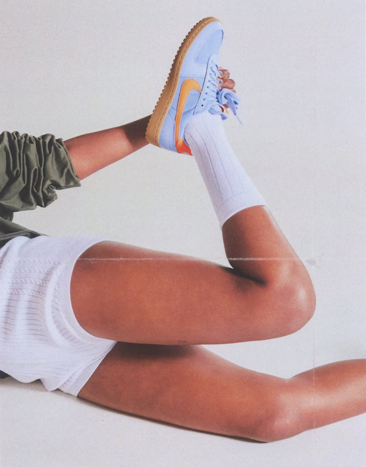 Nike Field General trainer in blue and orange