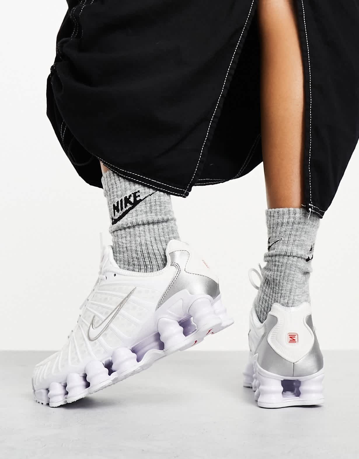 Nike Shox TL trainers in white