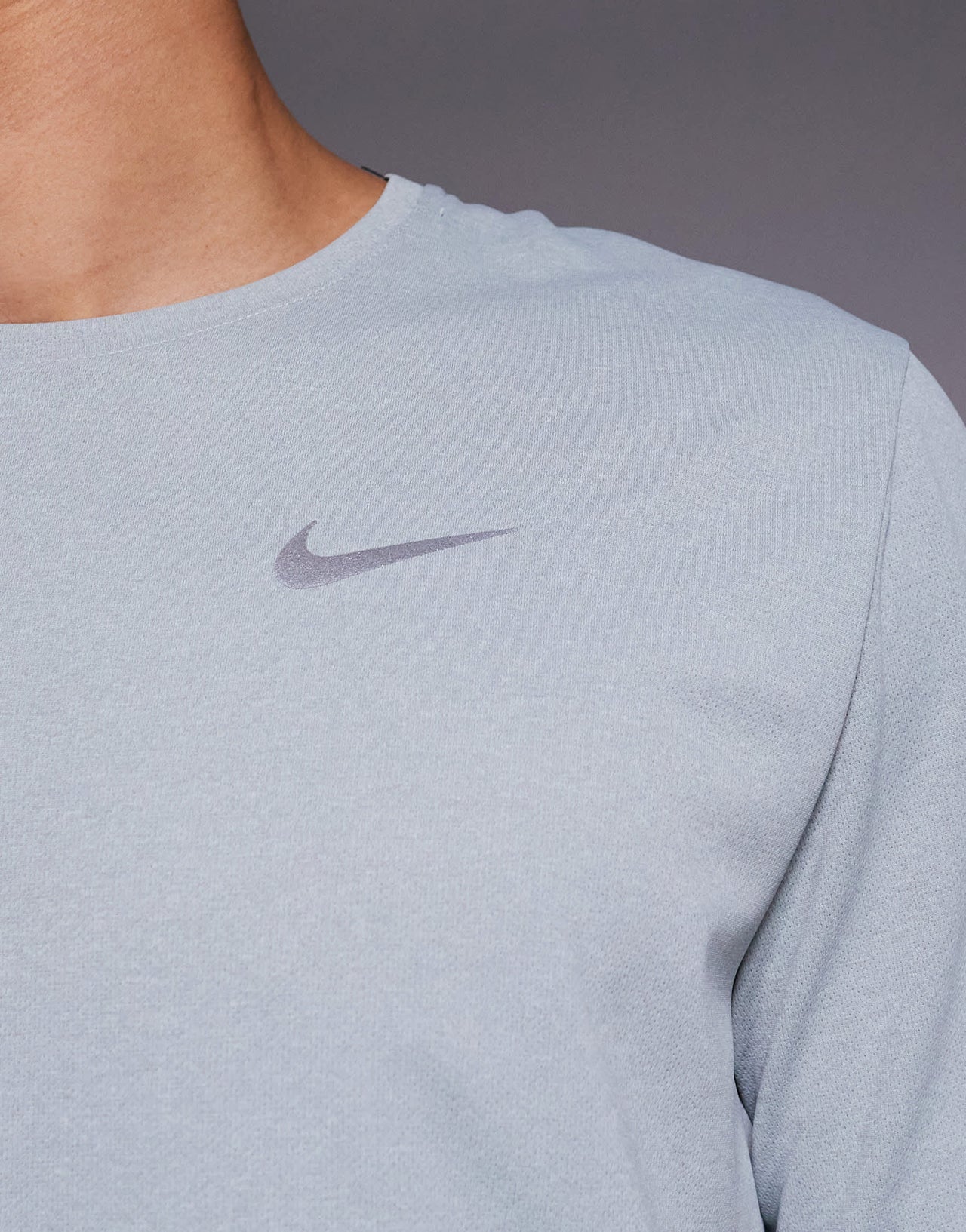 Nike Running Miler Dri-FIT t-shirt in grey