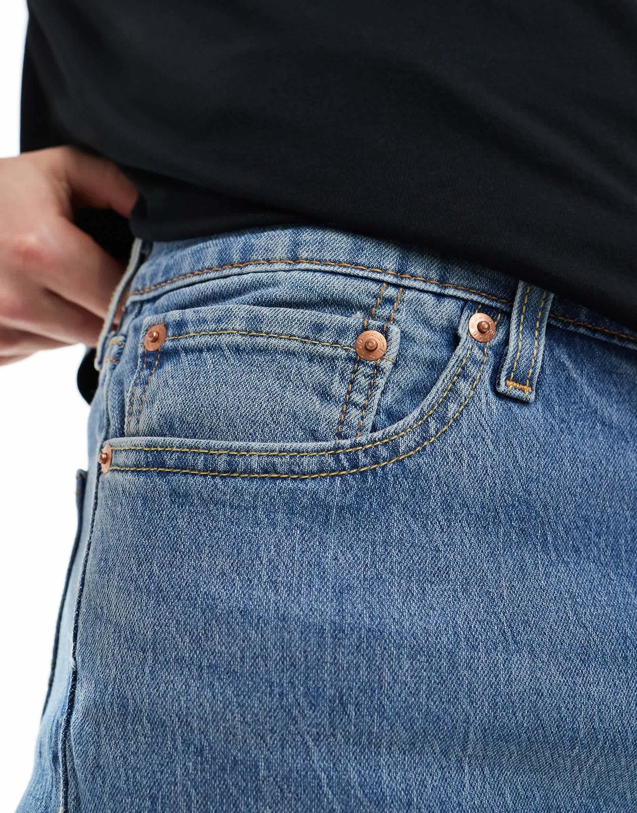 Levi's 511 slim fit performance cool denim jeans in mid blue