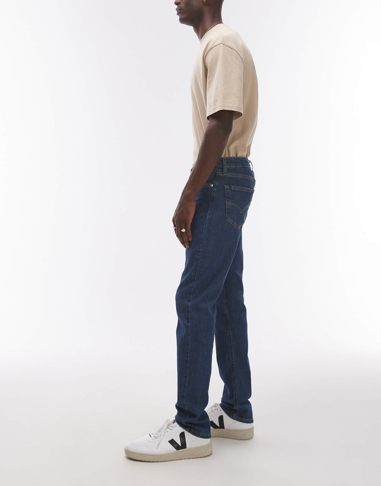 Levi's 511 slim fit performance cool denim jeans in mid blue