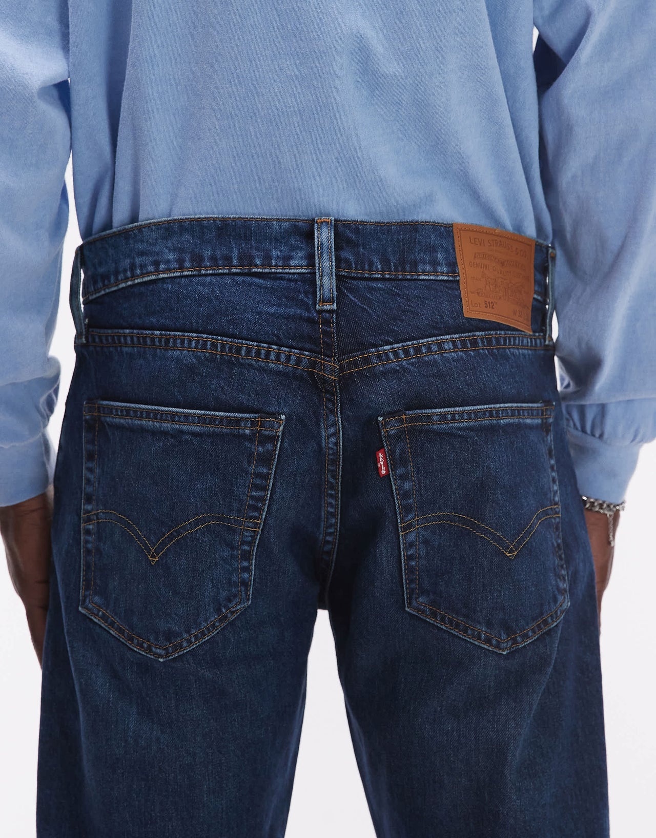 Levi's 512 slim tapered jeans in dark blue