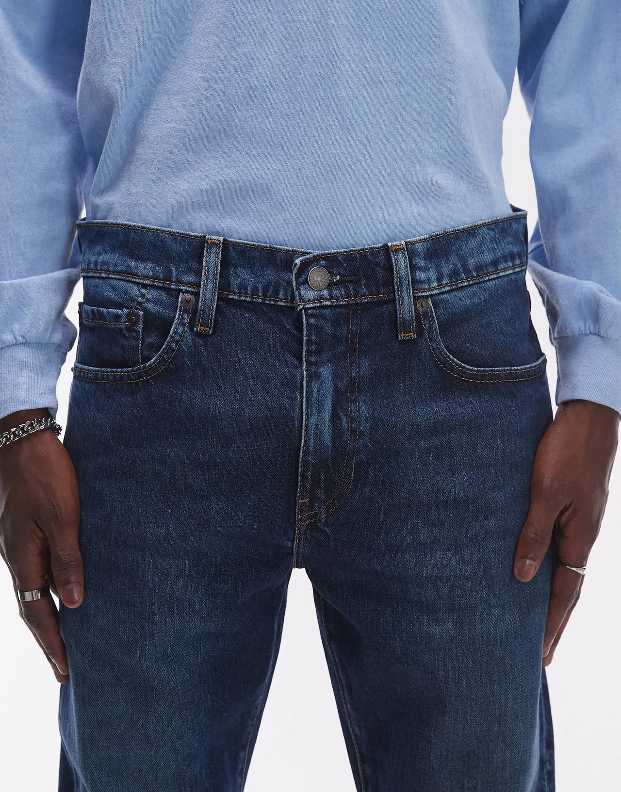 Levi's 512 slim tapered jeans in dark blue