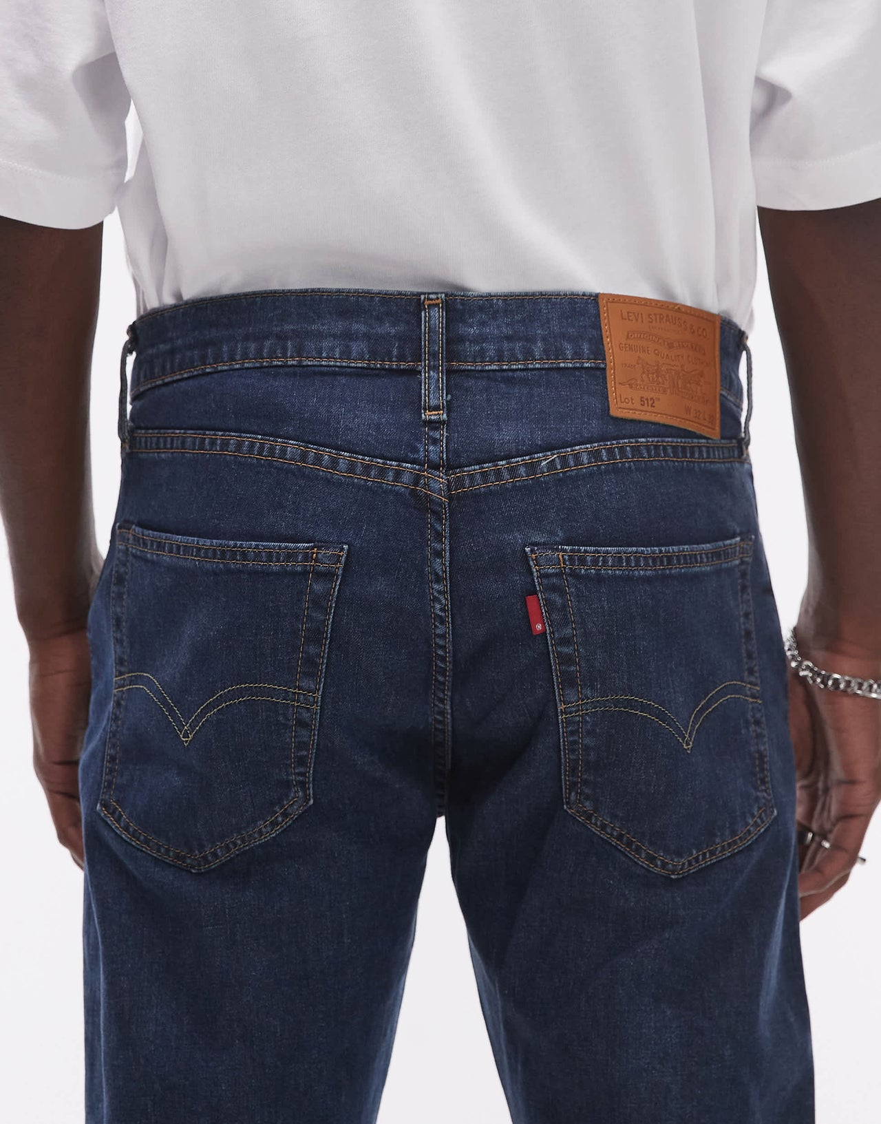 Levi's 512 slim taper jeans in dark blue