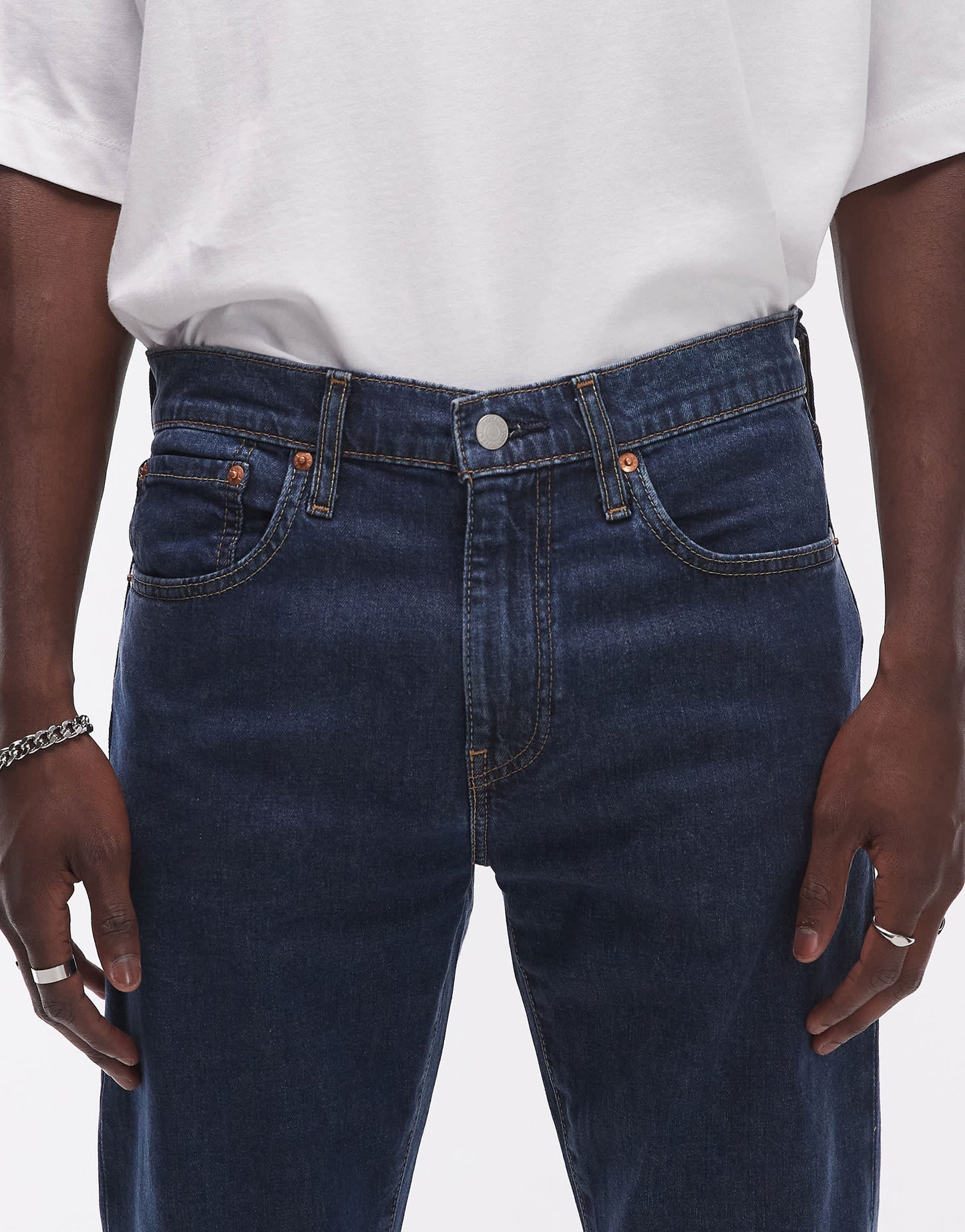 Levi's 512 slim taper jeans in dark blue