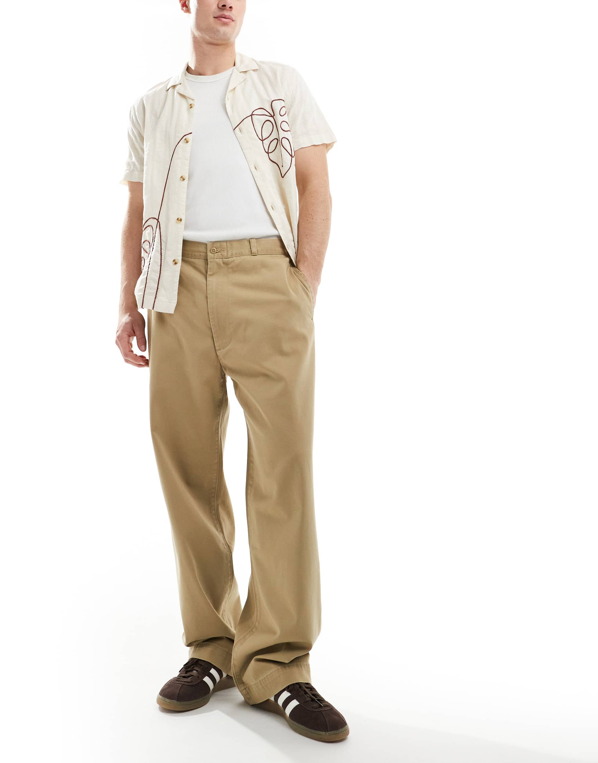 Levi's Skateboarding loose fit chinos in beige