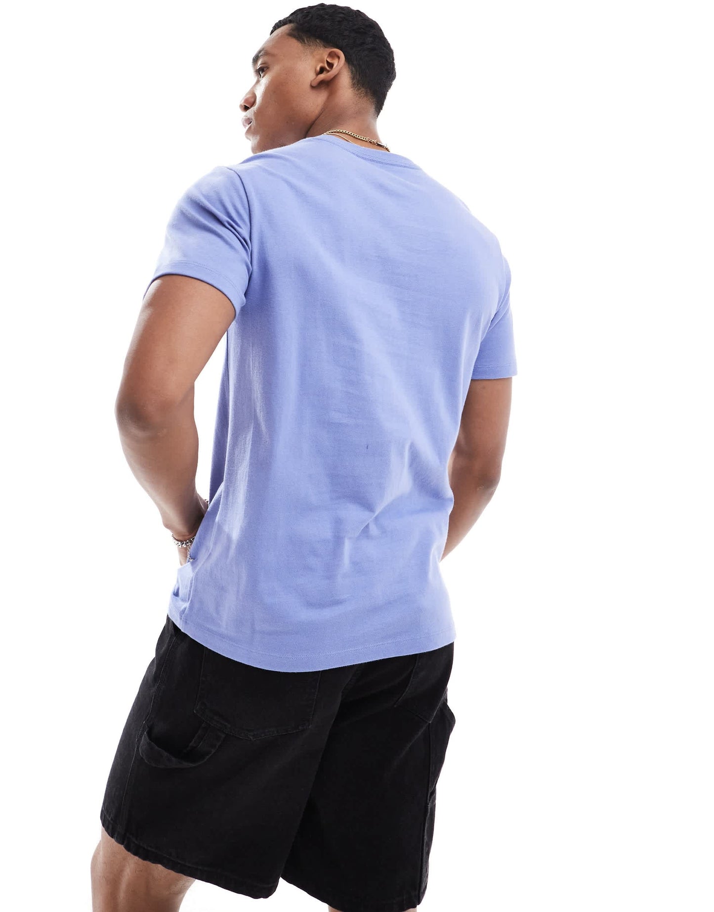 Levi's original batwing logo t-shirt in blue