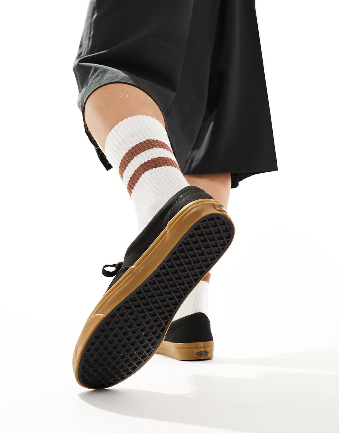 Vans Era gum sole trainers in black