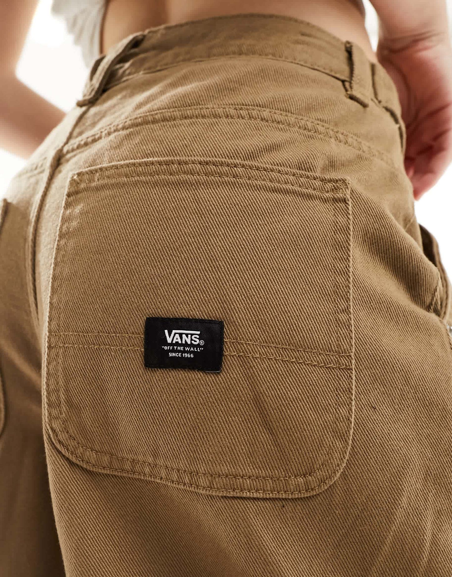 Vans curbside trousers in brown
