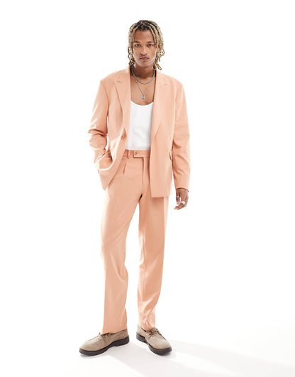 Viggo lavoir oversized suit trousers in pink