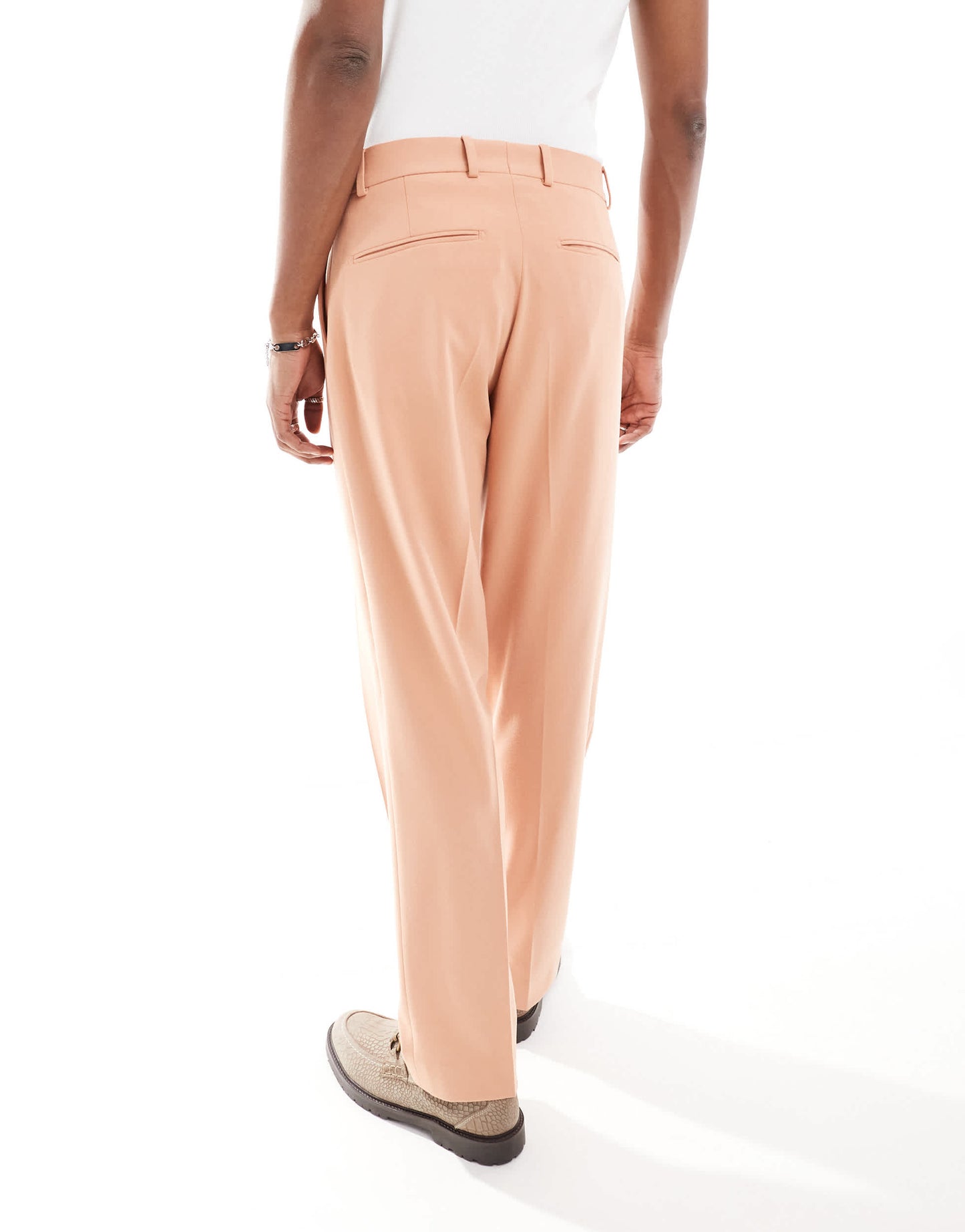 Viggo lavoir oversized suit trousers in pink