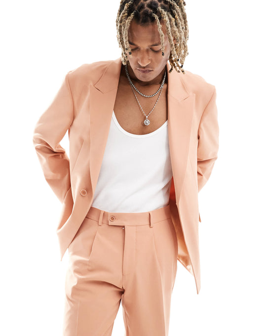 Viggo lavoir oversized suit jacket in pink