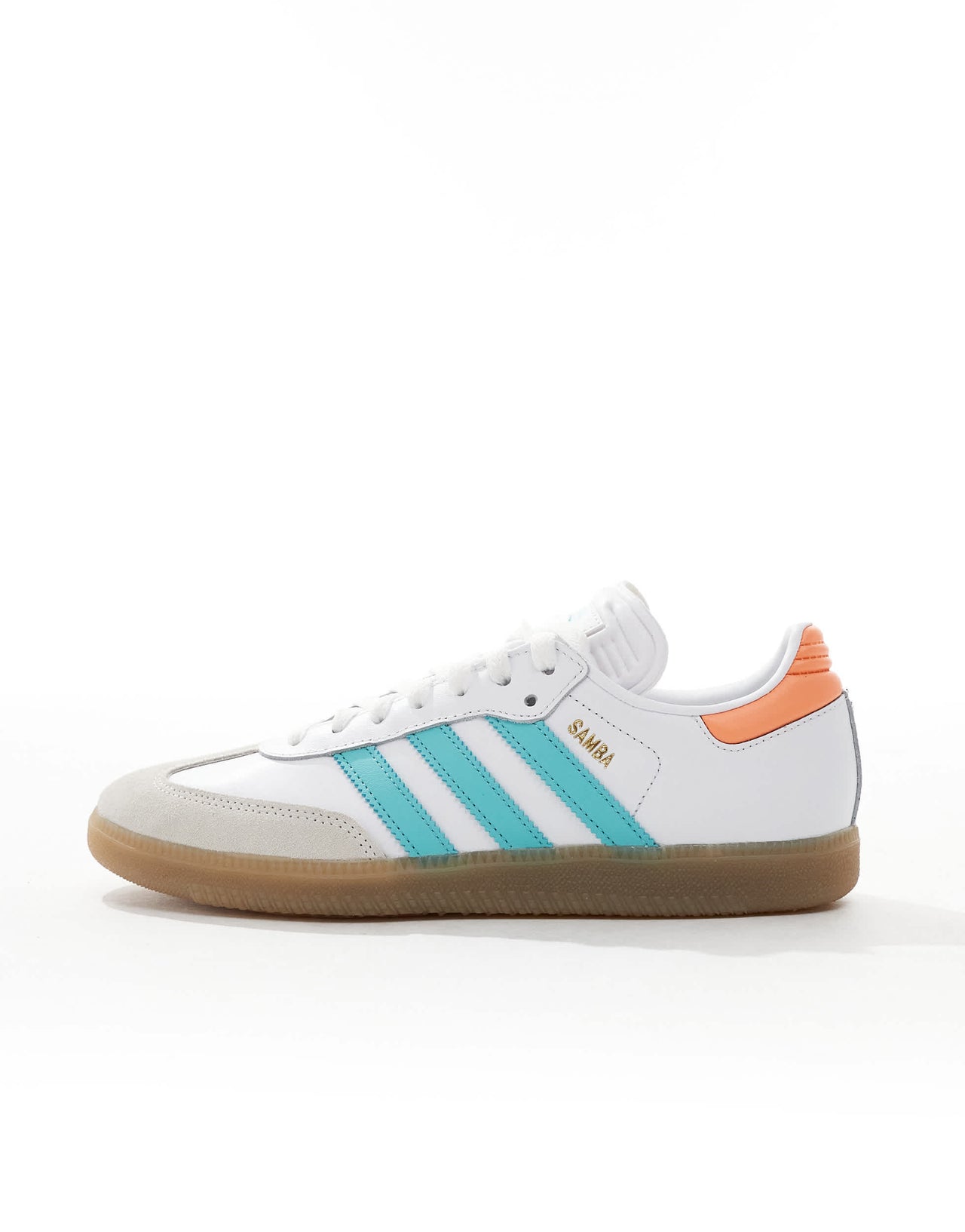 adidas Originals Samba X IMFC trainer in white and blue