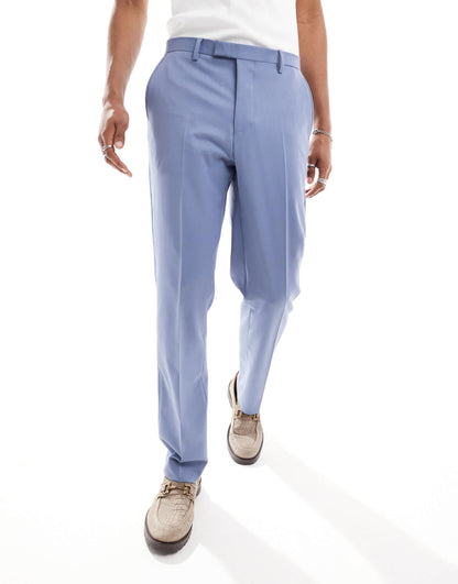 Twisted Tailor buscott slim suit trouser in blue