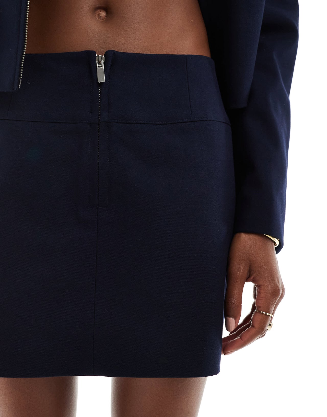 NA-KD co-ord mini skirt in navy