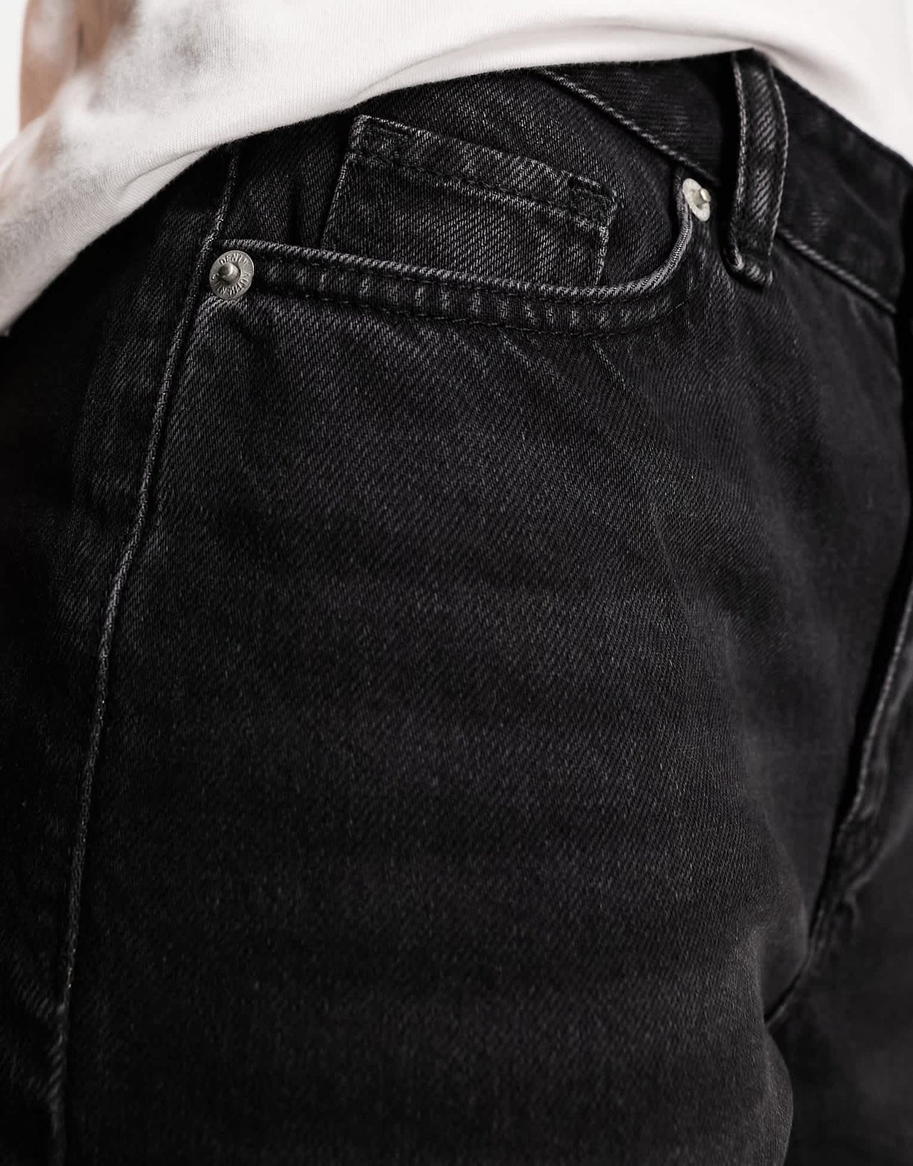New Look dad jeans in black