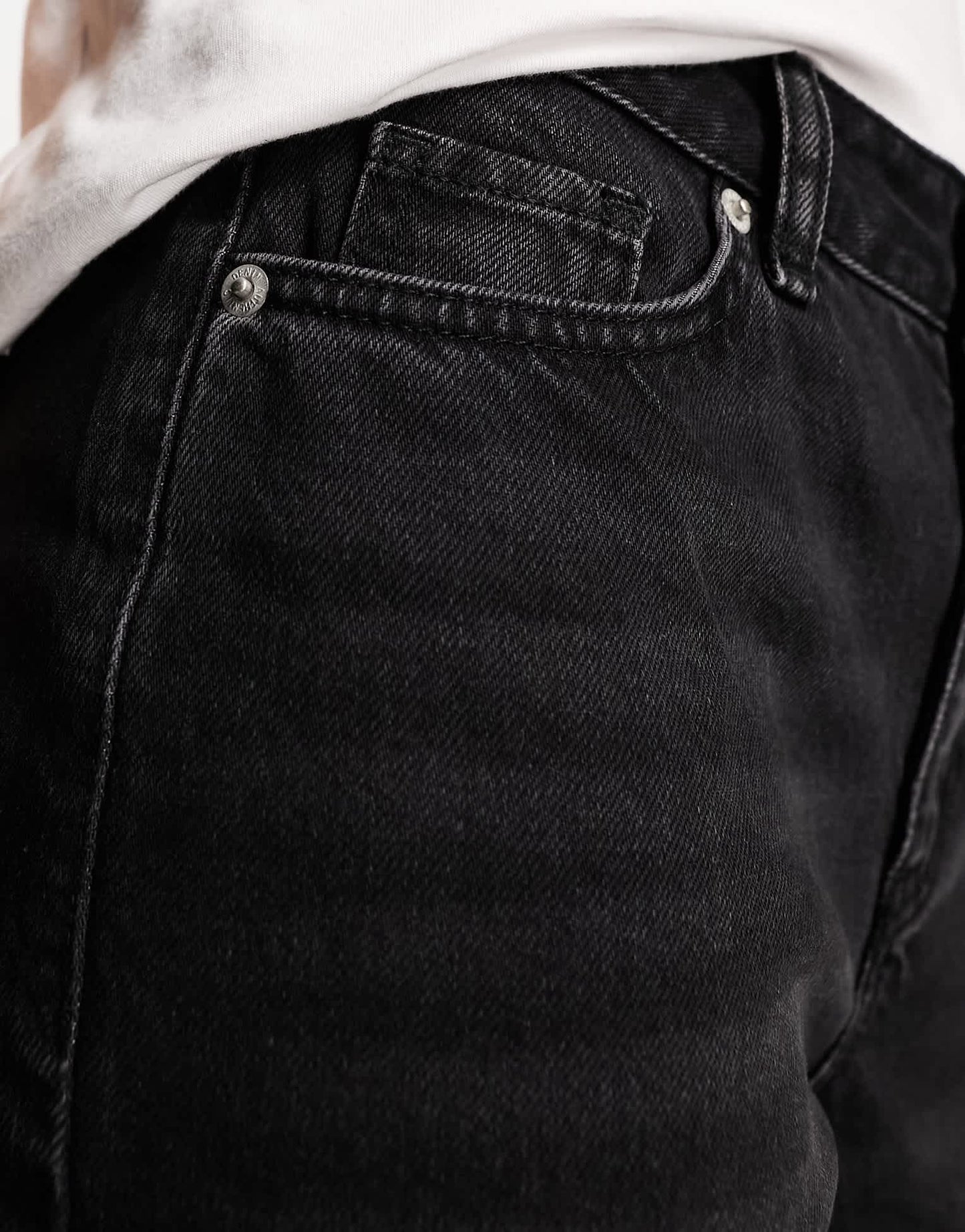 New Look dad jeans in black