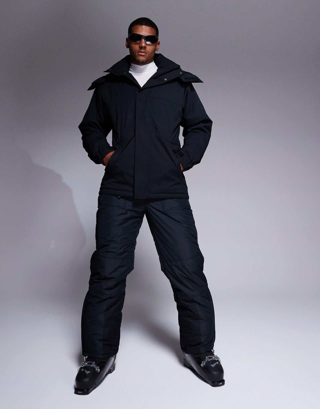 4505 Ski water repellent parka in black