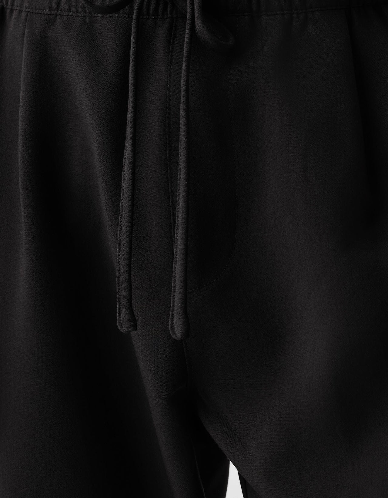 Bershka wide leg tailored trouser in black