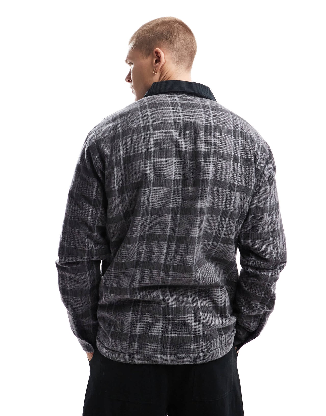 Columbia Pitchstone heavyweight shirt jacket in black