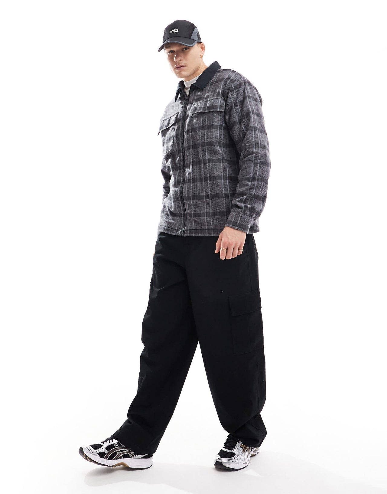 Columbia Pitchstone heavyweight shirt jacket in black