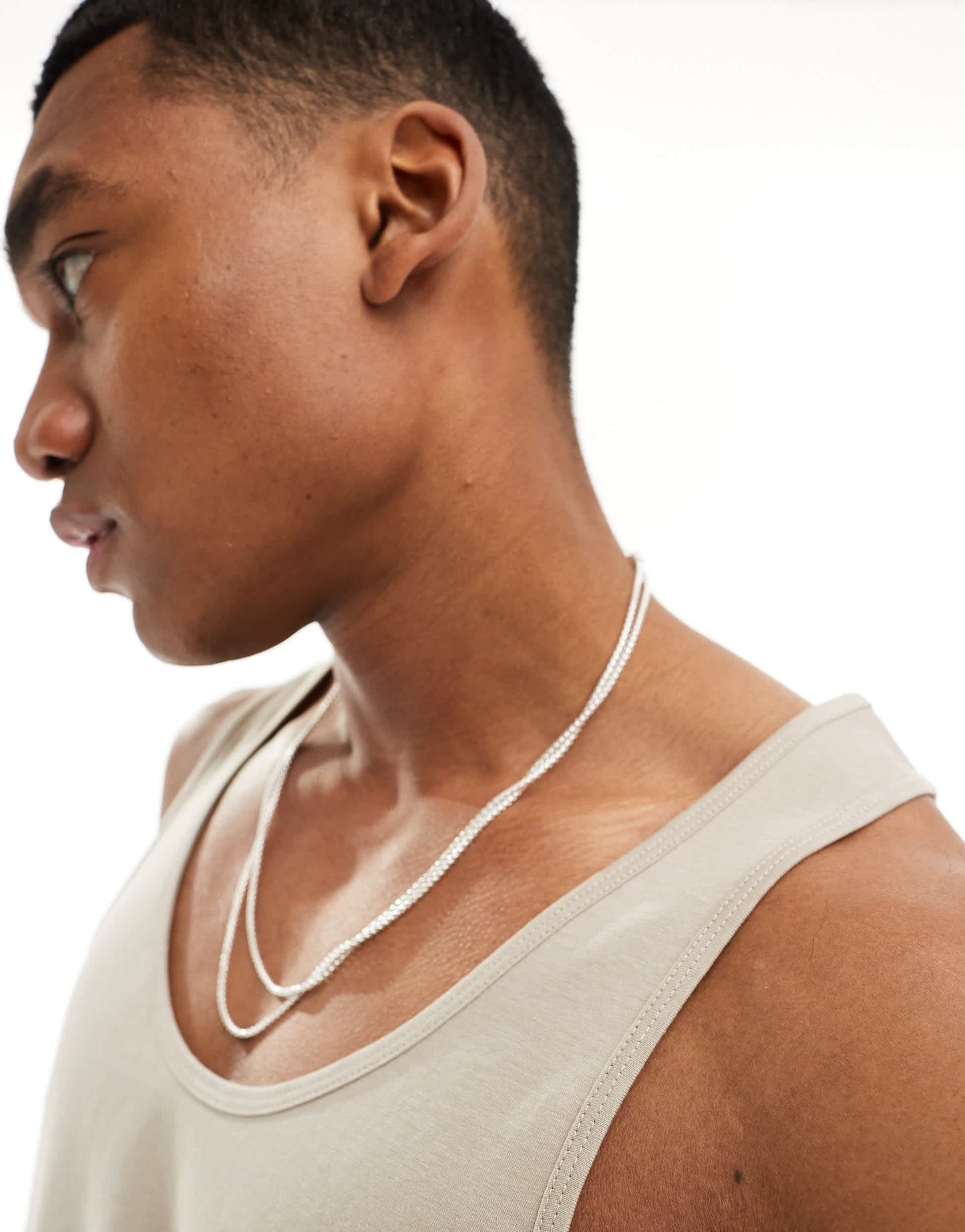 ASOS DESIGN vest in stone