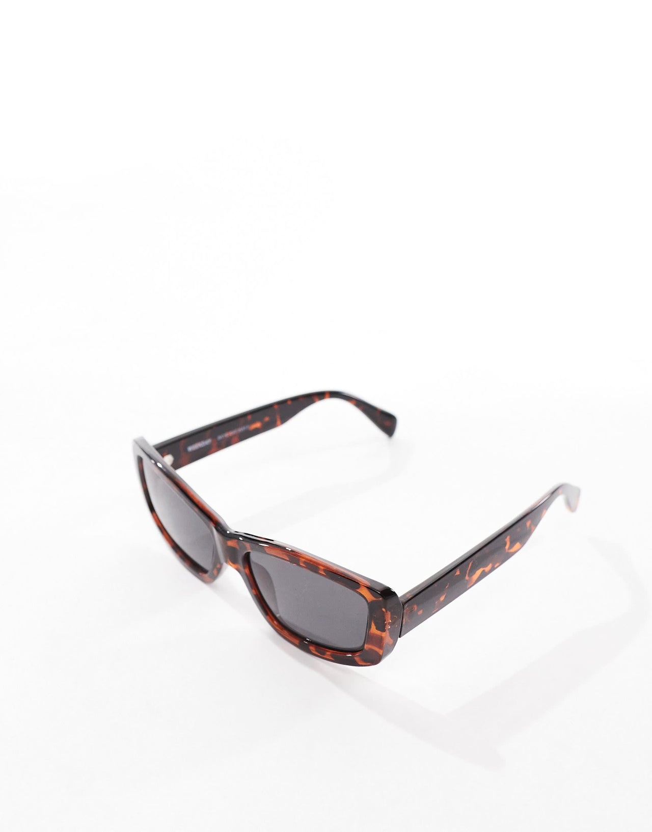 Weekday Skye chunky cat eye sunglasses in brown tortoise shell