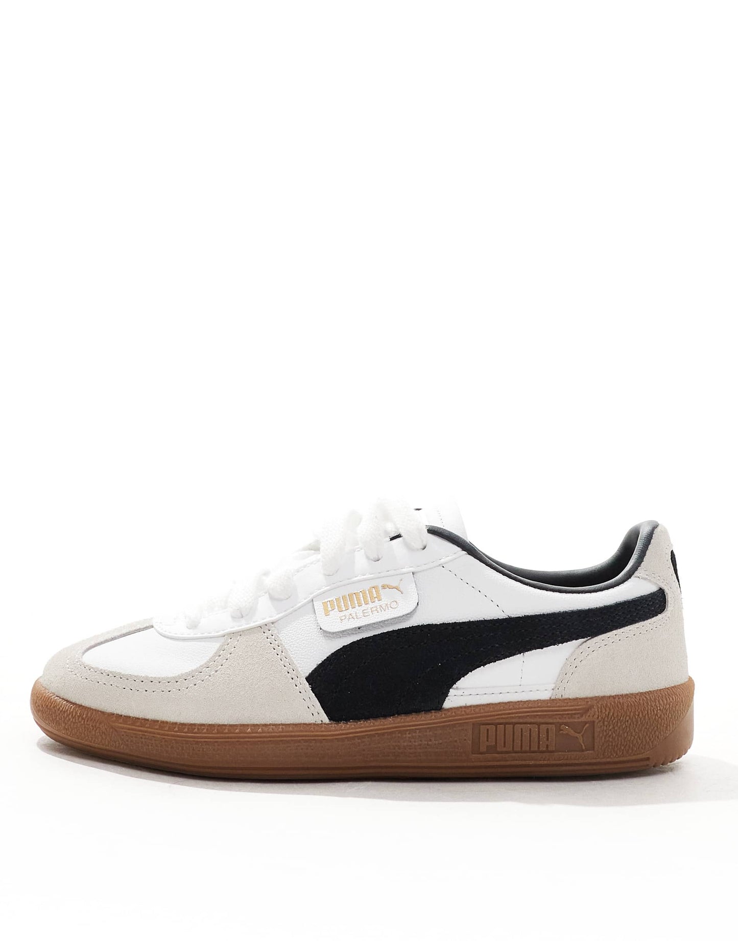 Puma Palermo leather trainers in white
