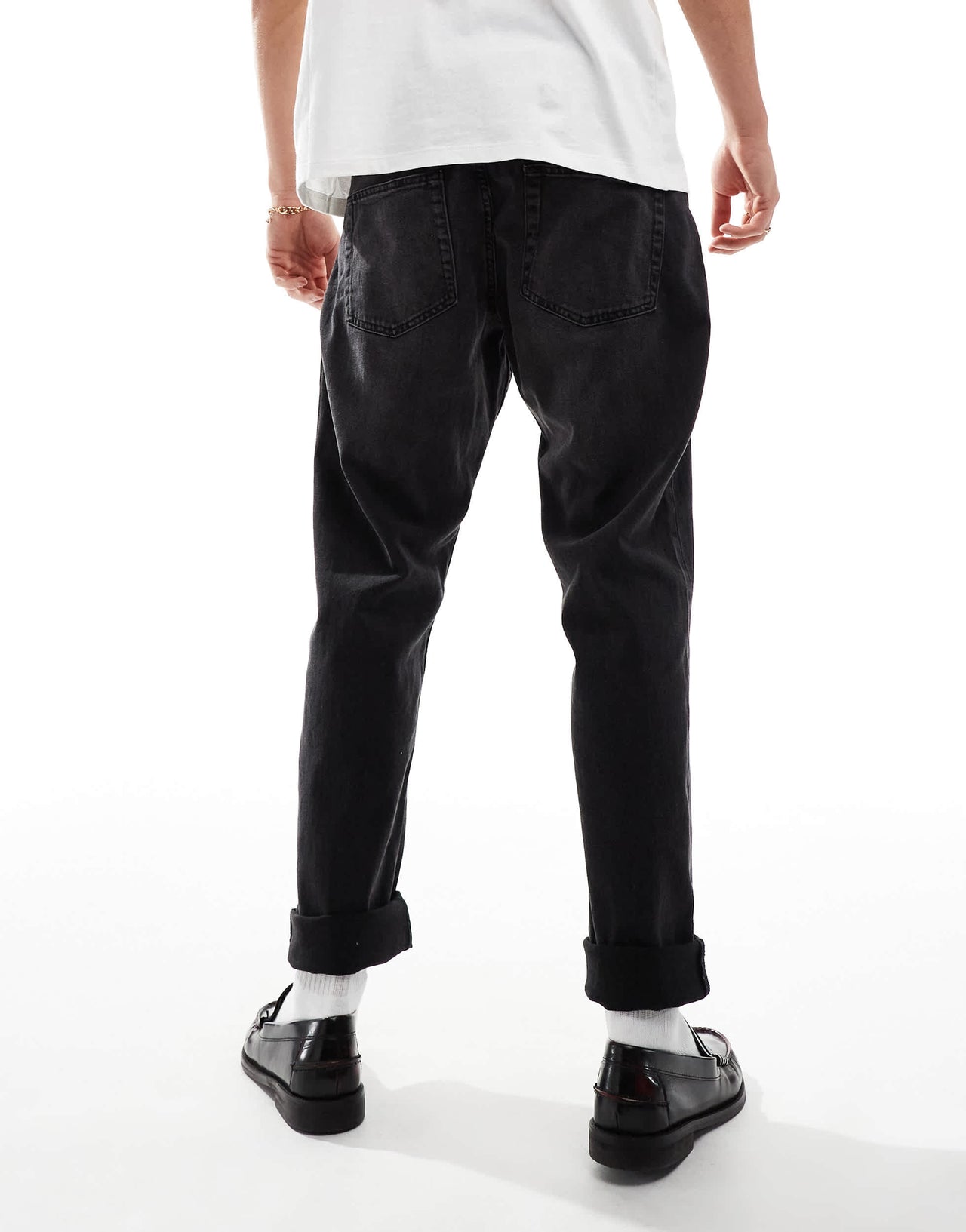 ONLY & SONS regular fit jeans in washed black