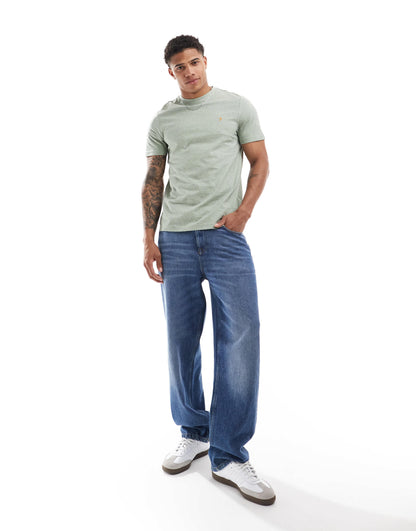 Farah danny short sleeve t-shirt in green