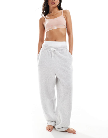 Lacoste mini crocodile bralet in pink