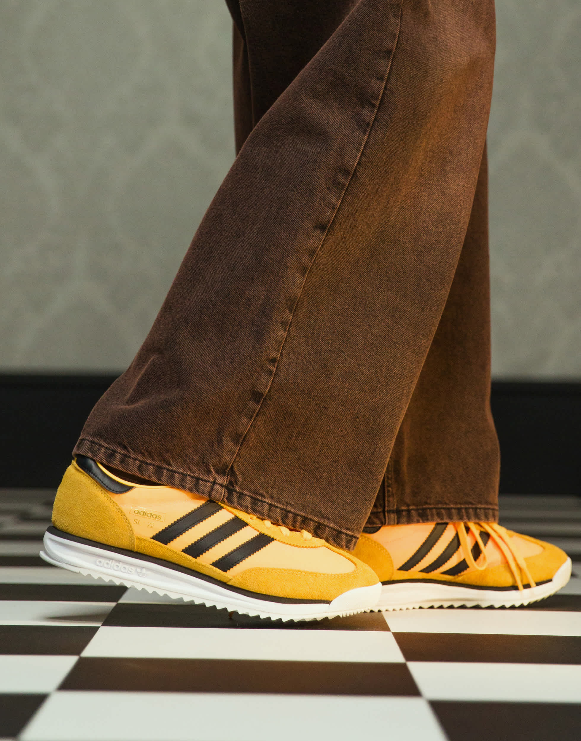 adidas Originals SL 72 RS trainers in yellow