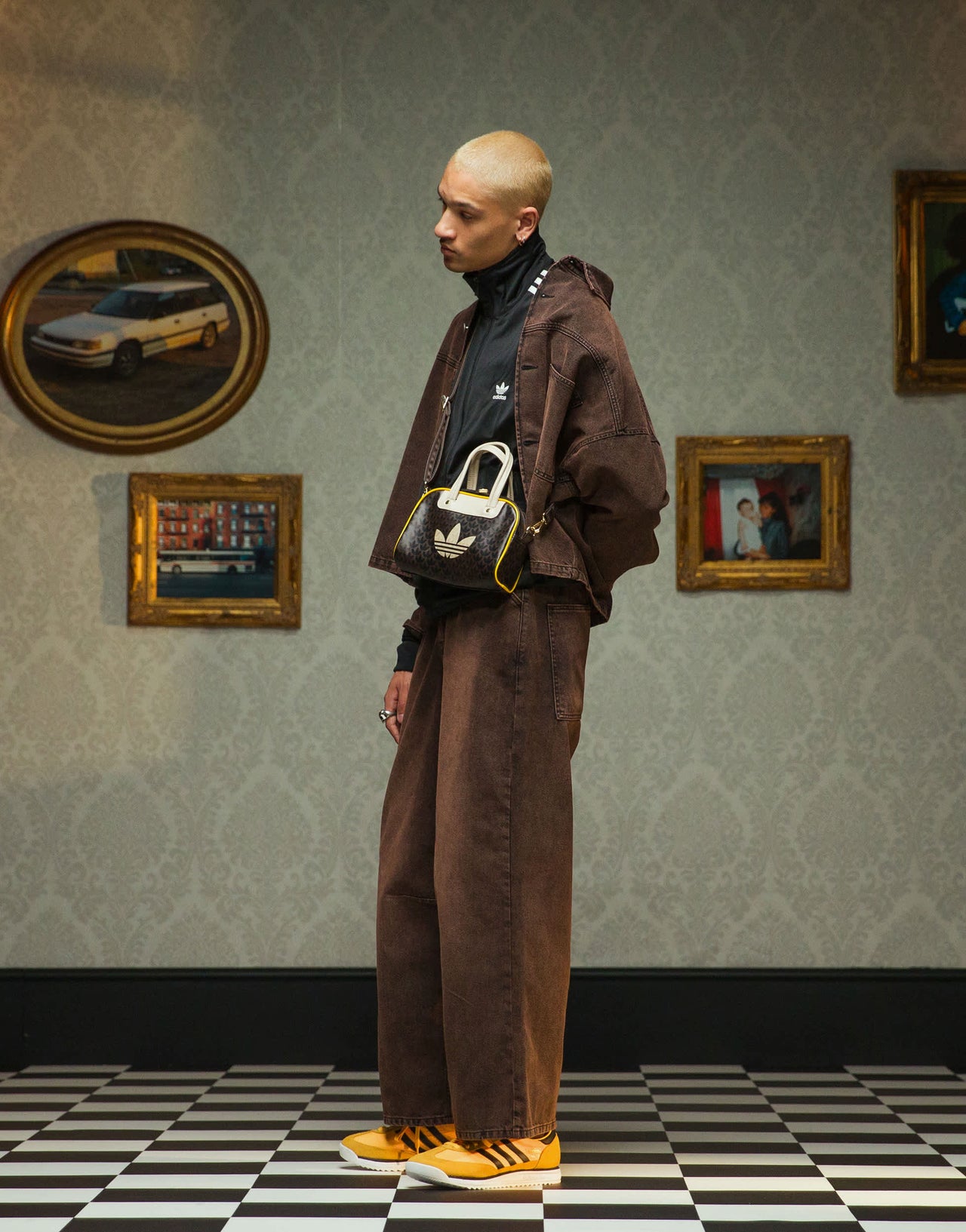 adidas Originals SL 72 RS trainers in yellow