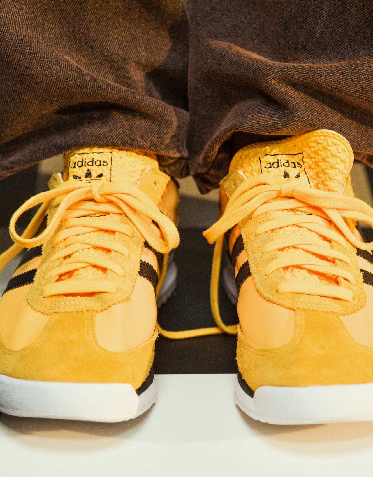 adidas Originals SL 72 RS trainers in yellow