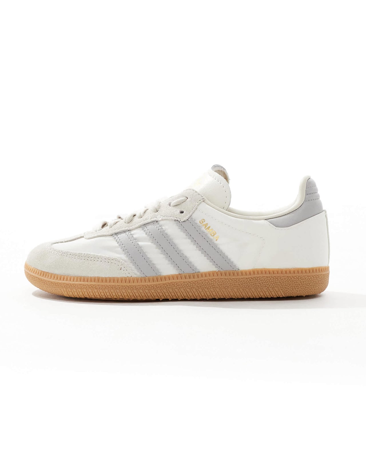 adidas Originals Samba OG trainers in off white and grey