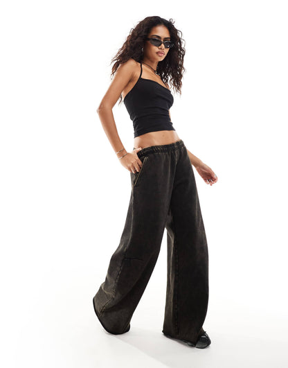 Weekday halter neck top in black