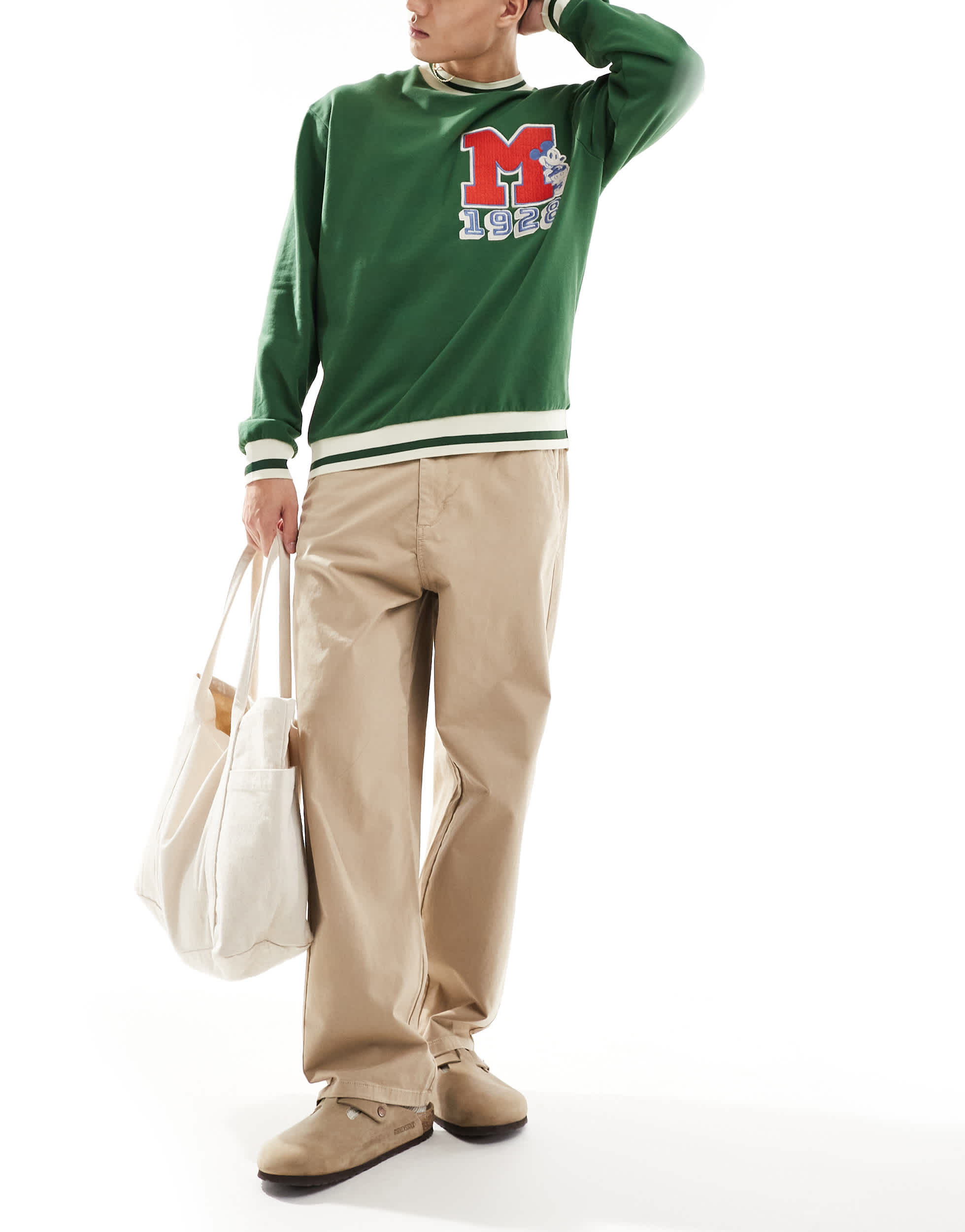 ONLY & SONS loose fit trouser in light brown