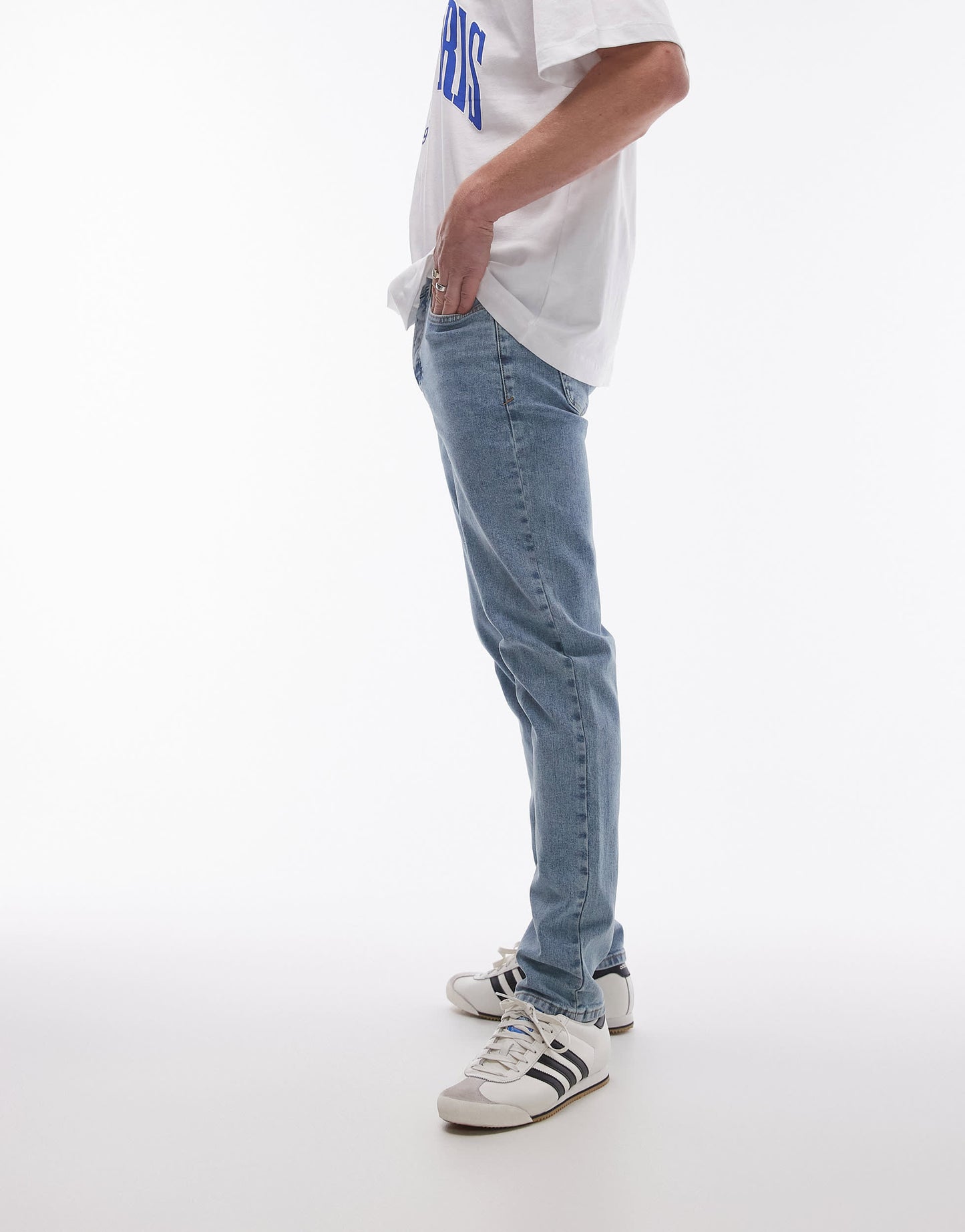 Topman slim jeans in light blue