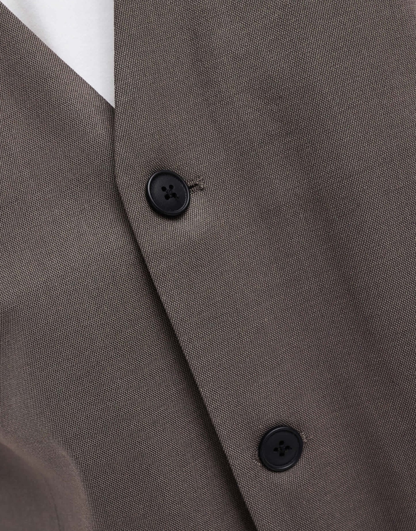 ASOS DESIGN longline waistcoat in brown