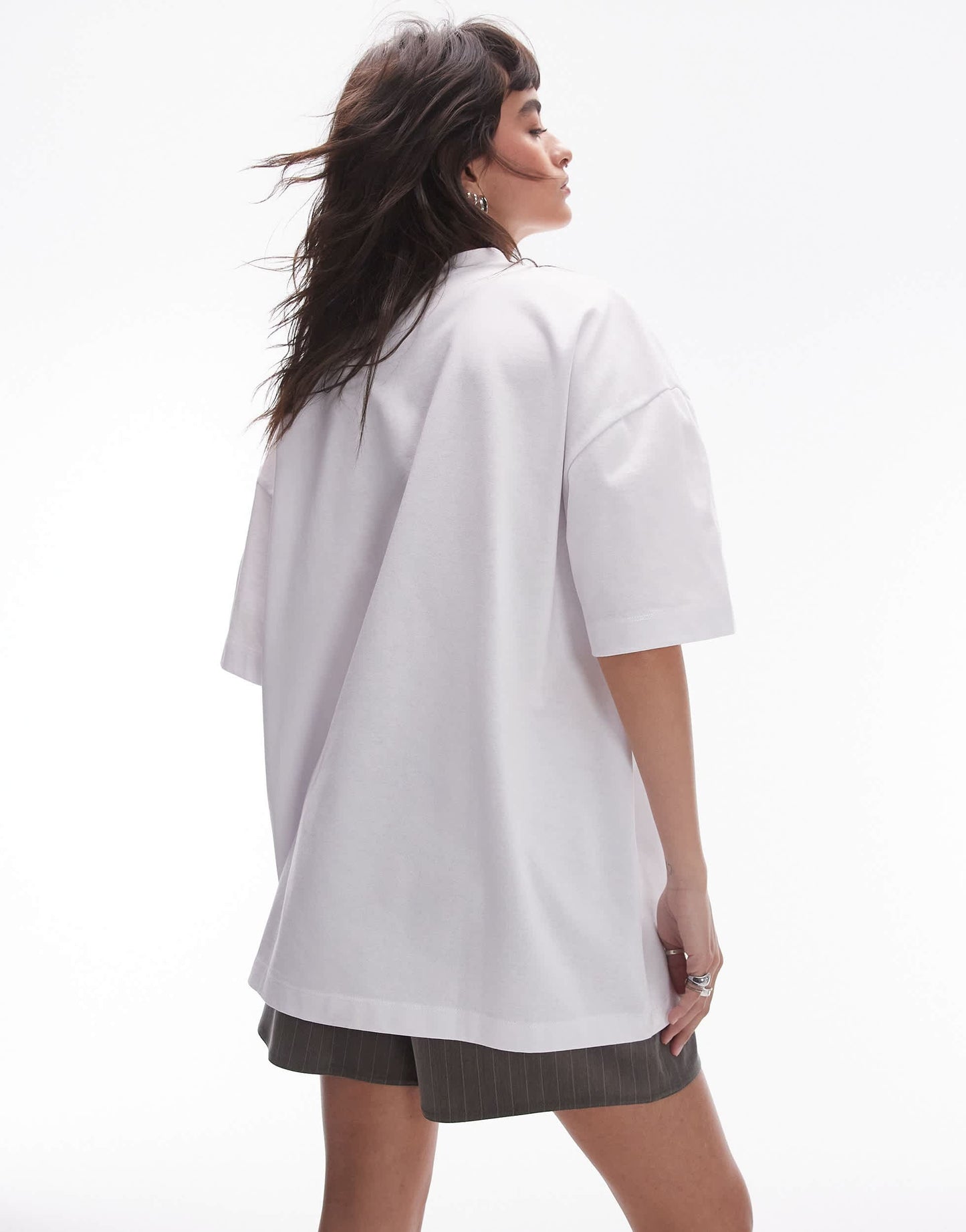 Topshop graphic 24 Sports NYC tee in white