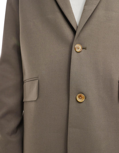 ASOS DESIGN relaxed slouchy suit jacket in mink