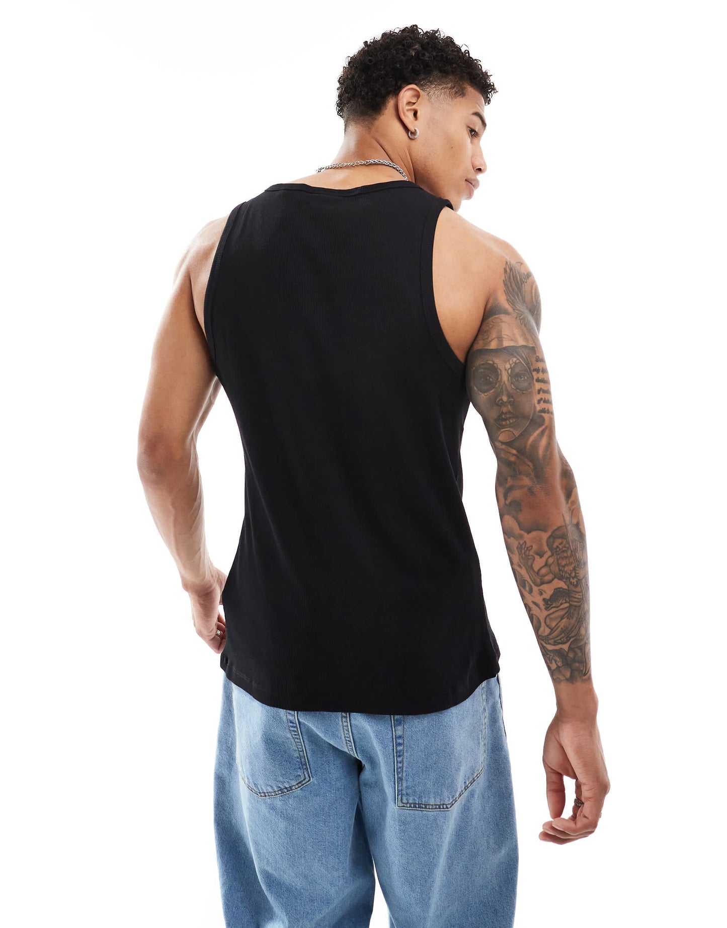 Pull&Bear vest in black