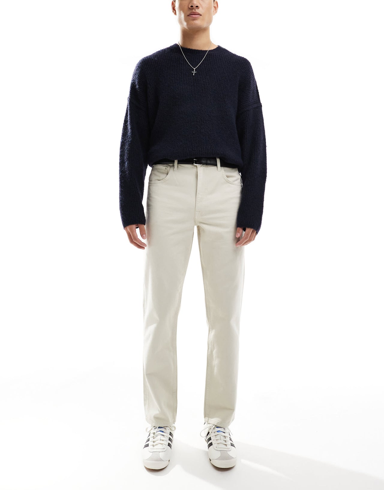 ASOS DESIGN straight leg jeans in grey