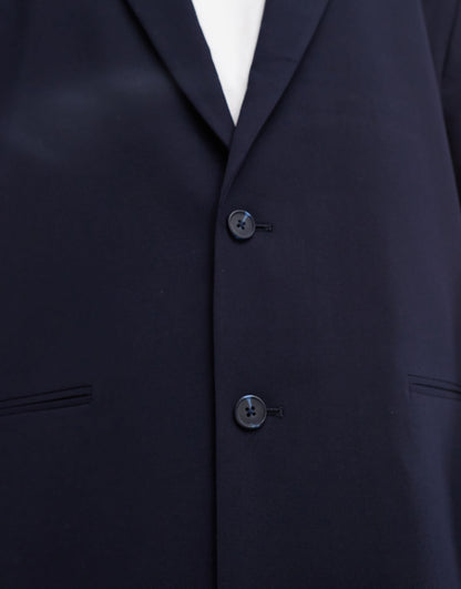 ASOS DESIGN oversized slouchy suit jacket in navy