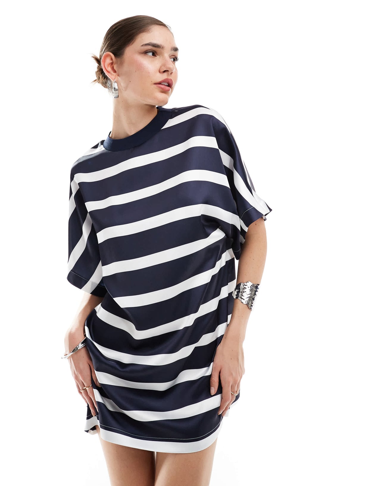 ASOS DESIGN sleeveless colourblock plisse maxi dress in toffee and black