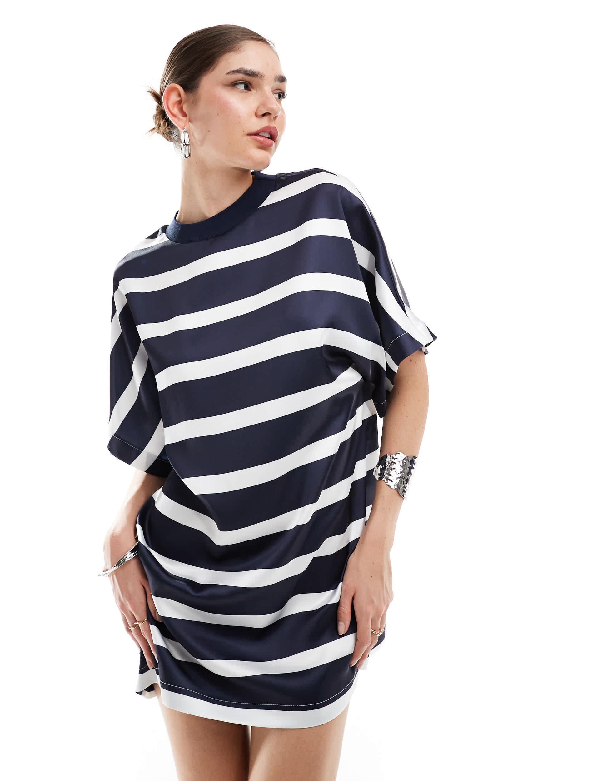 ASOS DESIGN sleeveless colourblock plisse maxi dress in toffee and black