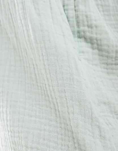 Vero Moda textured shorts co-ord in pale green